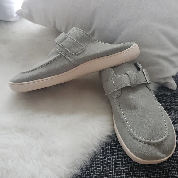 Stylish Green Gray Mules - Picture 7 of 9